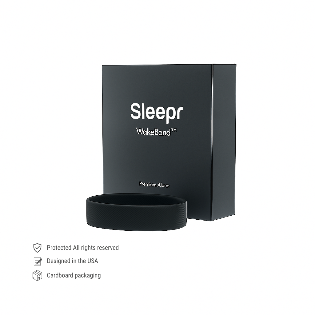 Sleepr WakeBand™ - 100% Wake-Up Silent Alarm