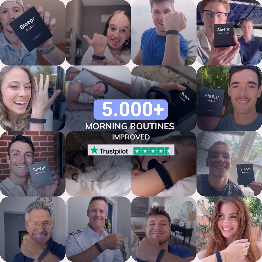 Sleepr WakeBand™ - 100% Wake-Up Silent Alarm